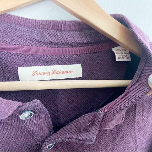 Tommy Bahama Vintage 90's Silk Blend Long Sleeve - Picture 3 of 5